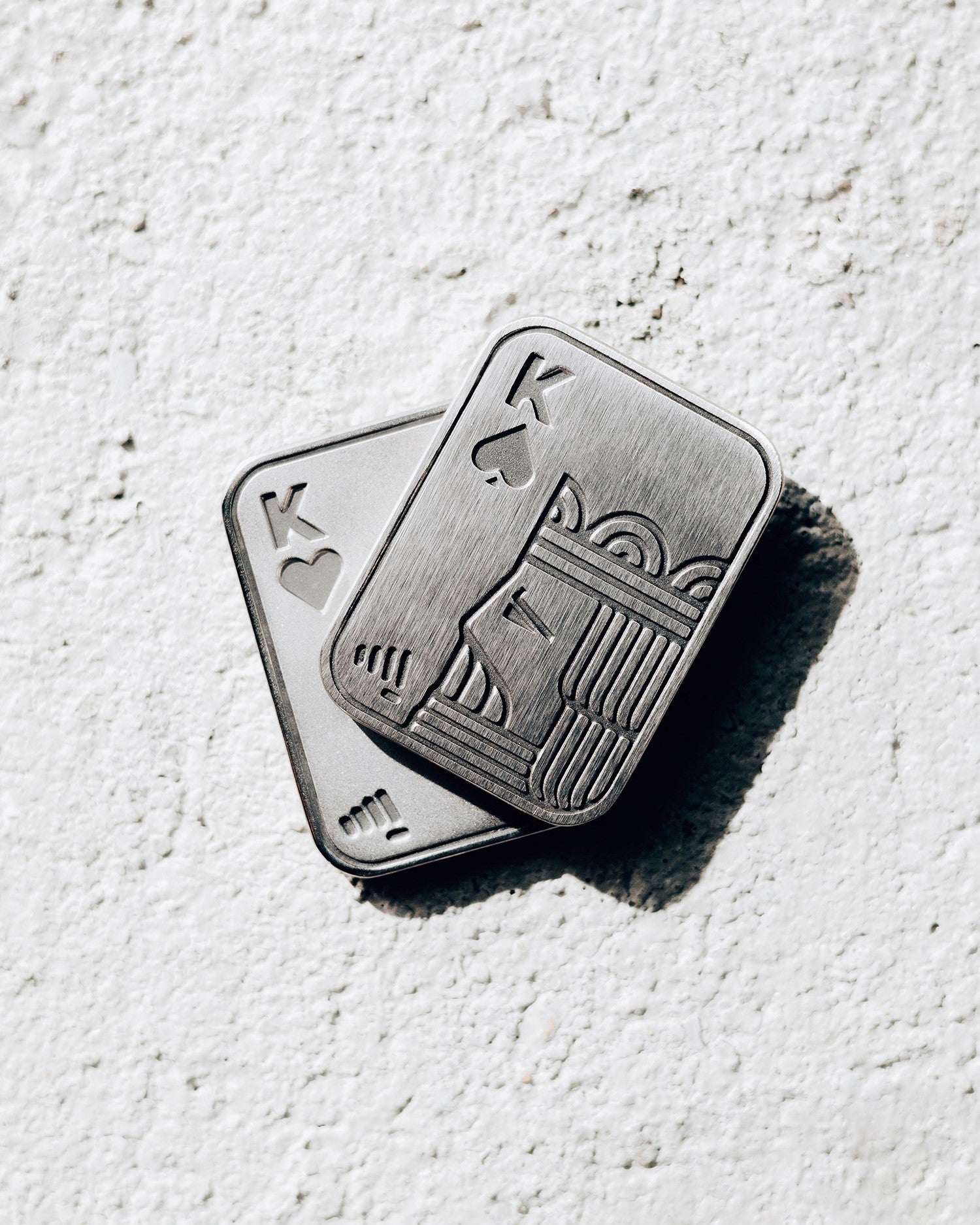 (SAMPLE) SHUFFLE POCKET KINGS (Satin Silver)