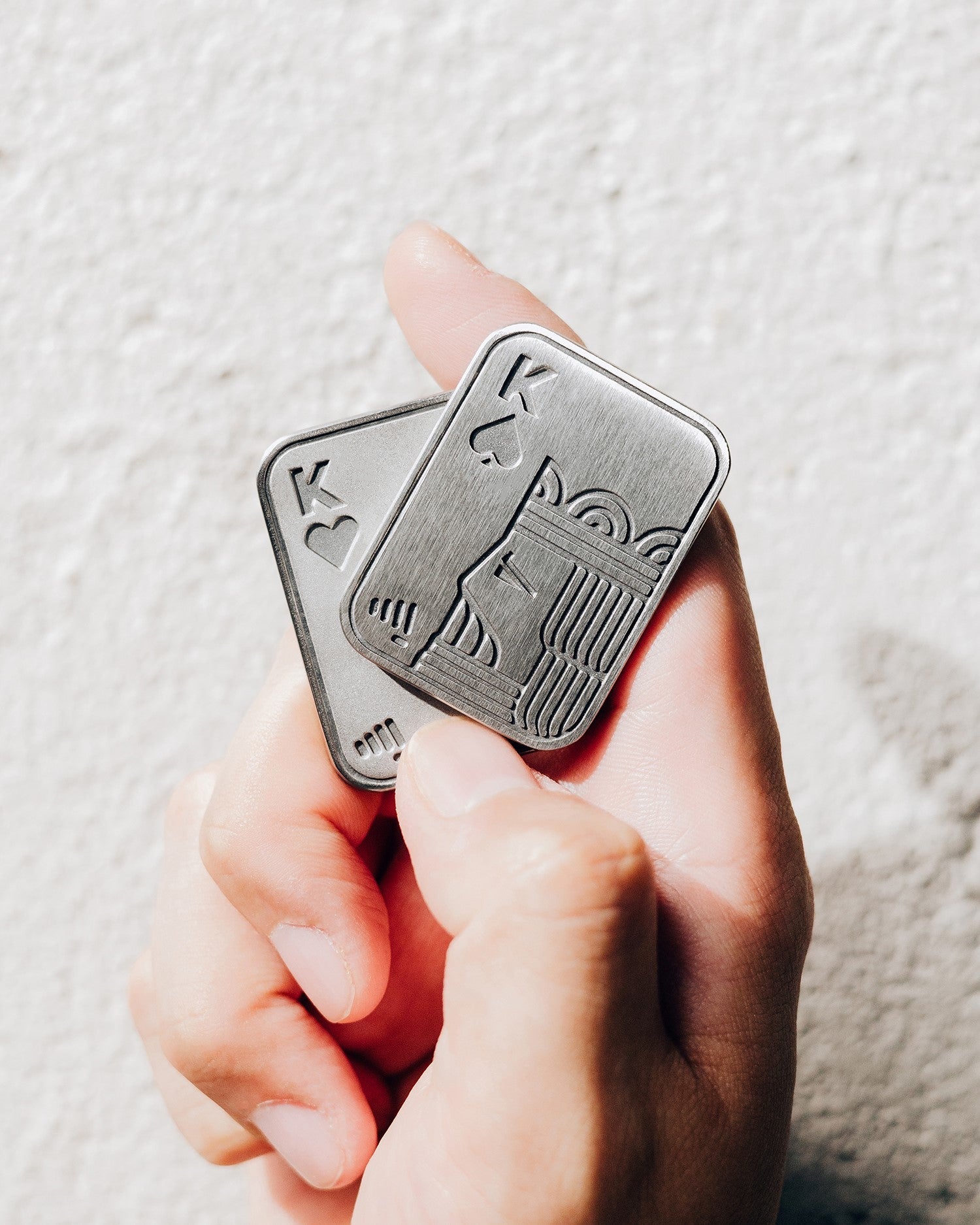 (SAMPLE) SHUFFLE POCKET KINGS (Satin Silver)